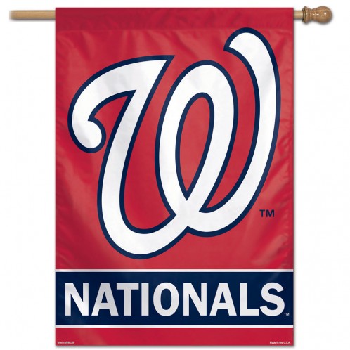 Washington Nationals Banner 28x40 Vertical Special Order