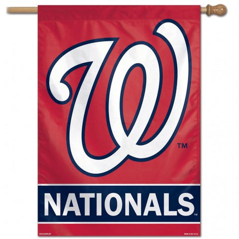 Washington Nationals Banner 28x40 Vertical Special Order
