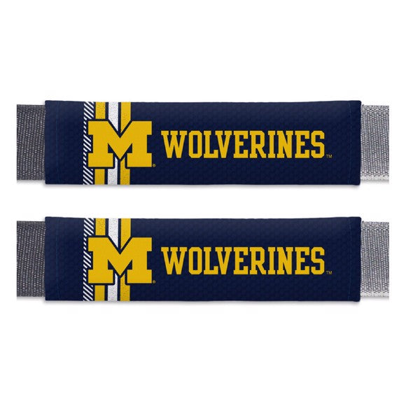 Michigan Wolverines Seat Belt Pads Team Color