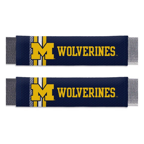 Michigan Wolverines Seat Belt Pads Team Color