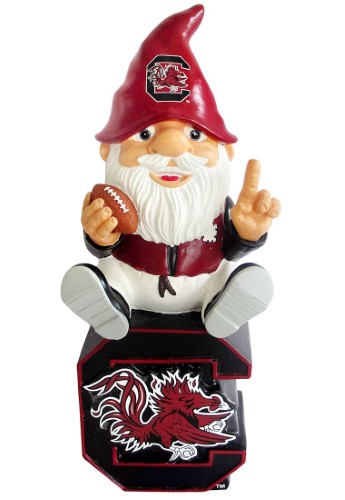 South Carolina Gamecocks Garden Gnome On Team Logo