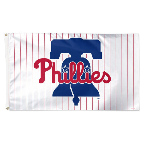 Philadelphia Phillies Flag 3x5 Deluxe Style Pinstripe
