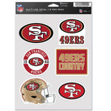 San Francisco 49ers Decal Multi Use Fan