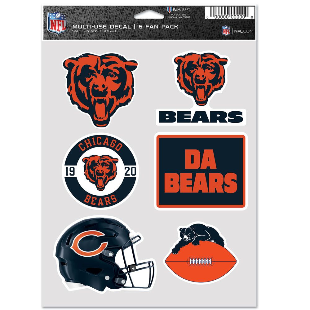 Chicago Bears Decal Multi Use Fan