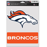 Denver Broncos Decal Multi Use Fan