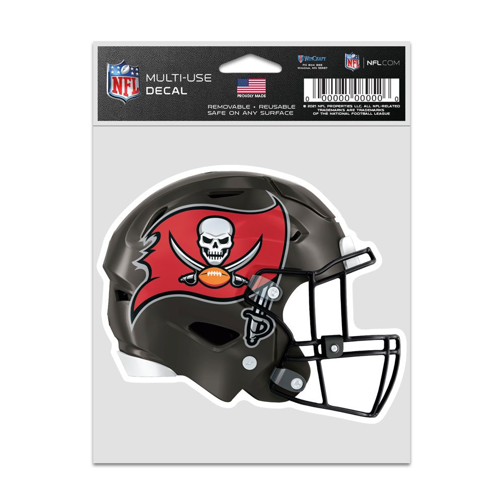 Tampa Bay Buccaneers Decal 3.75x5 Helmet Fan