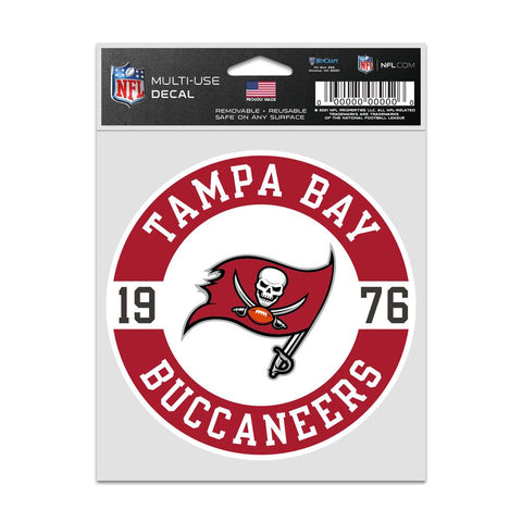 Tampa Bay Buccaneers Decal 3.75x5 Patch Fan