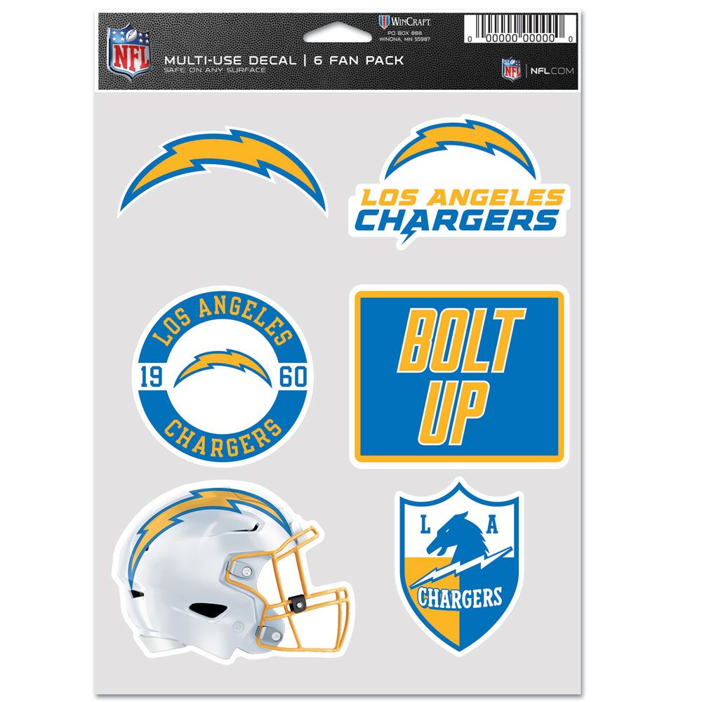Los Angeles Chargers Decal Multi Use Fan