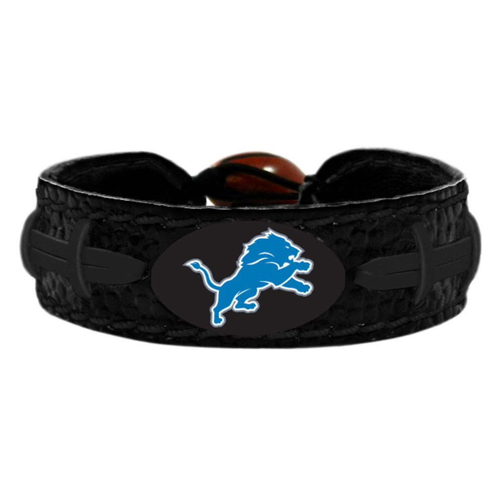 Detroit Lions Bracelet Team Color Tonal Black Football CO