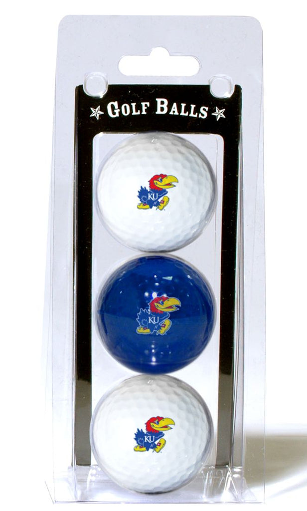 Kansas Jayhawks 3 Pack of Golf Balls Special Order