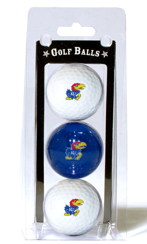 Kansas Jayhawks 3 Pack of Golf Balls Special Order