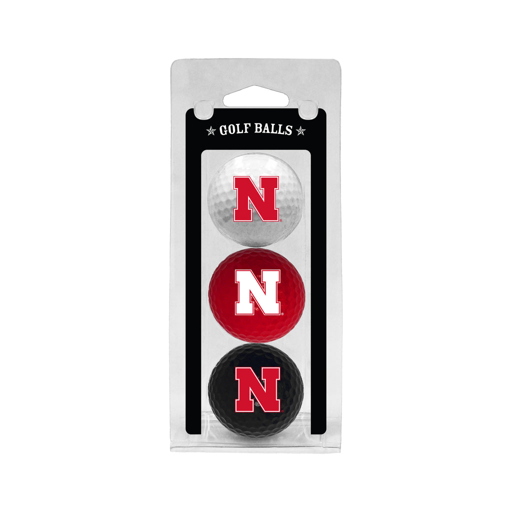 Nebraska Cornhuskers 3 Pack of Golf Balls
