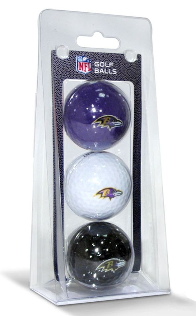 Baltimore Ravens 3 Pack of Golf Balls Special Order