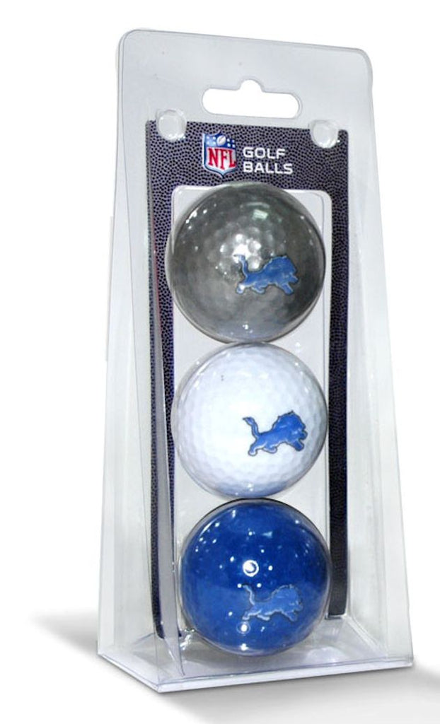 Detroit Lions 3 Pack of Golf Balls Special Order