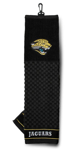 Jacksonville Jaguars Golf Towel 16x22 Embroidered