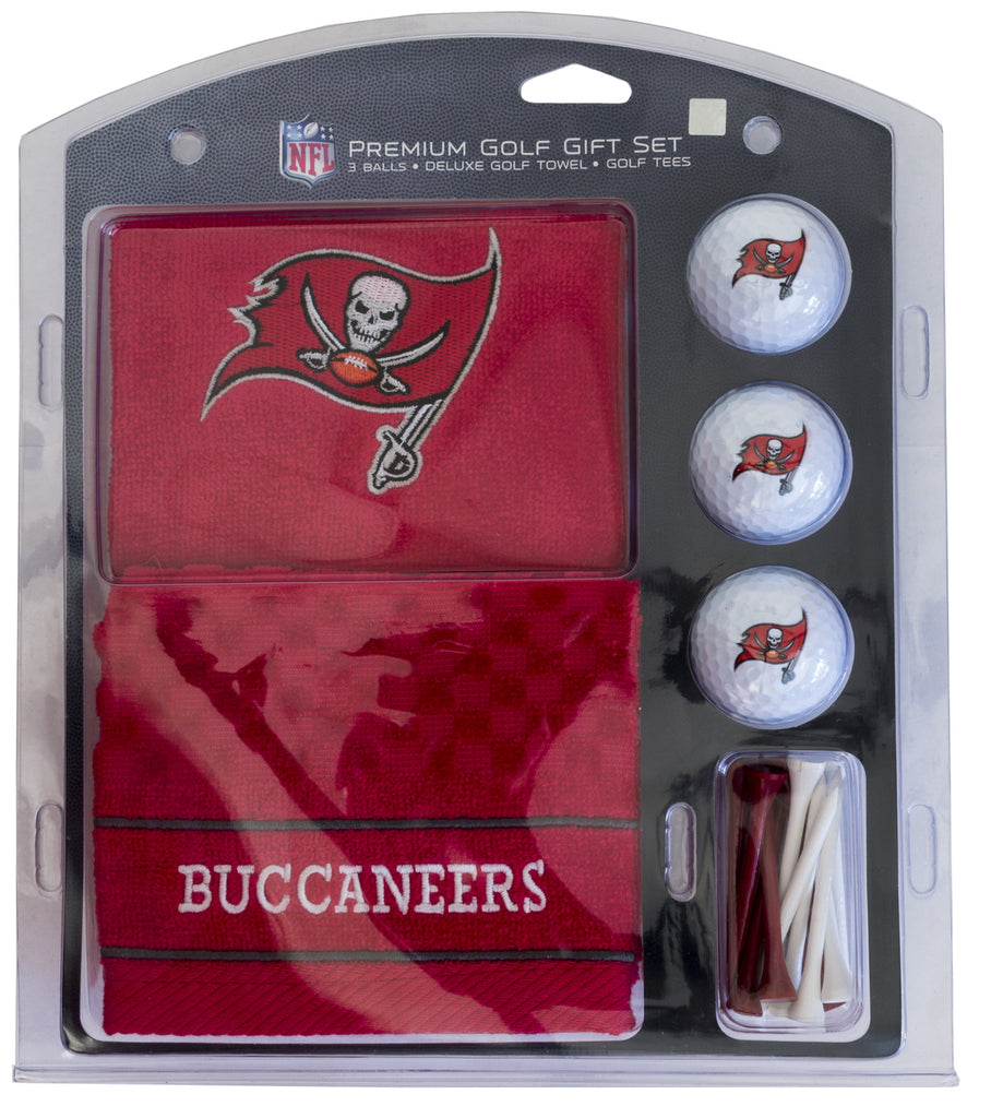 Tampa Bay Buccaneers Golf Gift Set with Embroidered Towel Special Order