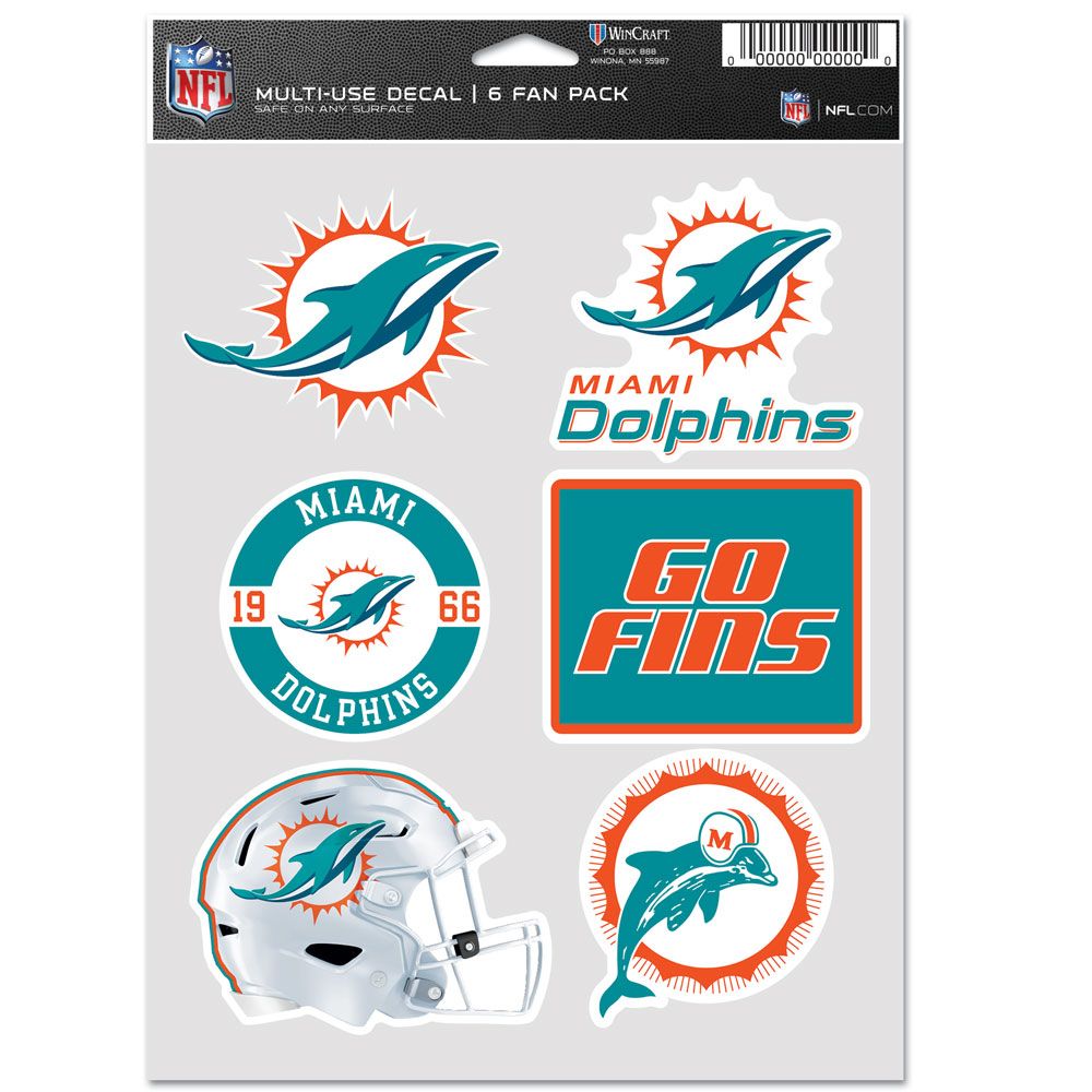 Miami Dolphins Decal Multi Use Fan