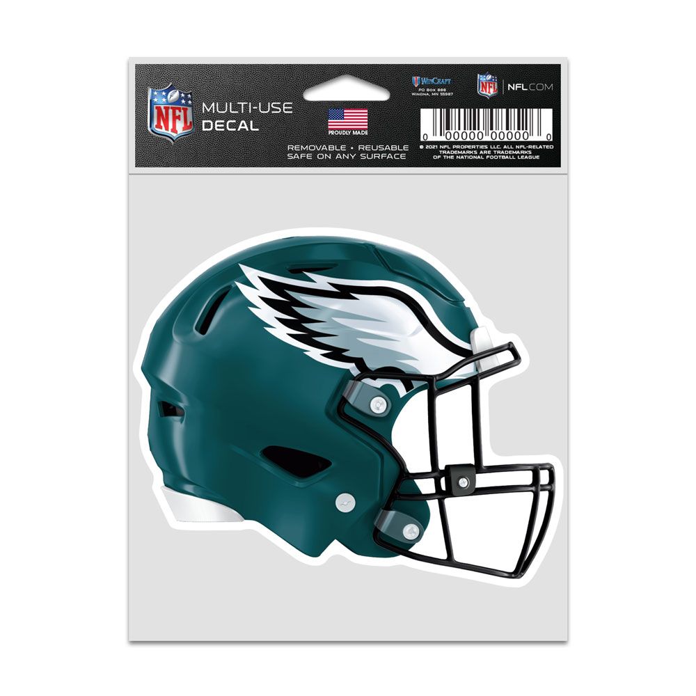 Philadelphia Eagles Decal 3.75x5 Helmet Fan