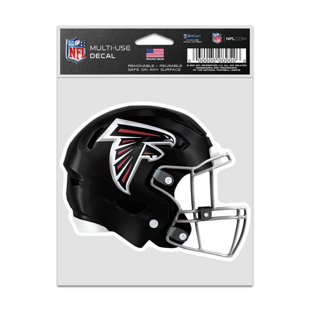 Atlanta Falcons Decal 3.75x5 Helmet Fan