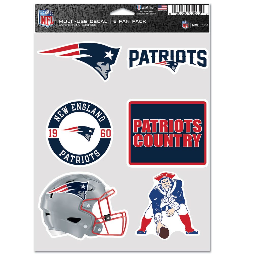 New England Patriots Decal Multi Use Fan