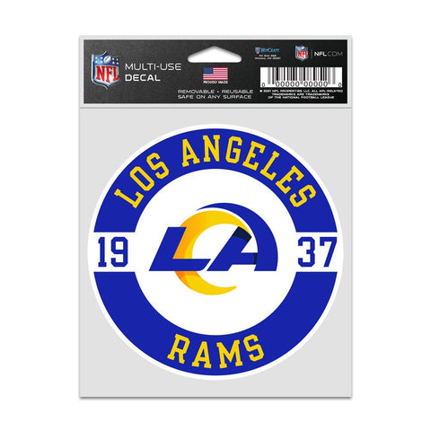 Los Angeles Rams Decal 3.75x5 Patch Fan