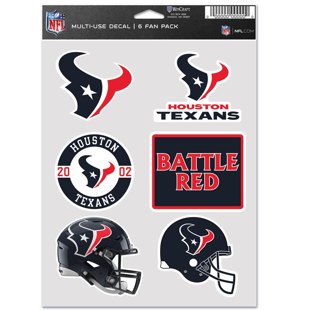 Houston Texans Decal Multi Use Fan