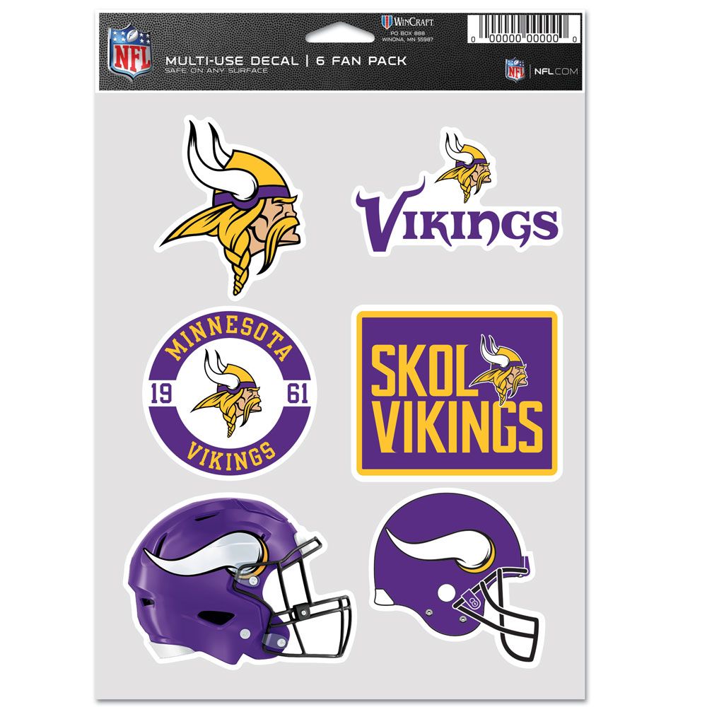 Minnesota Vikings Decal Multi Use Fan