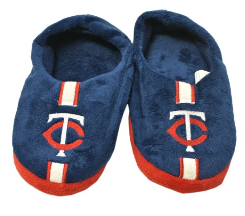 Minnesota Twins Slipper Youth 4 7 Size 13 1 Stripe (1 Pair) XL