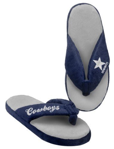 Dallas Cowboys Slipper Women Thong Flip Flop (1 Pair) S