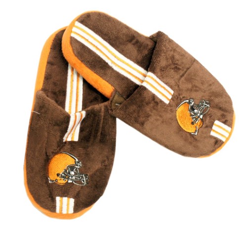 Cleveland Browns Slipper Youth 8 16 Size 1 2 Stripe (1 Pair) S