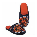Chicago Bears Slippers Big Logo Stripe 1 Pair CO