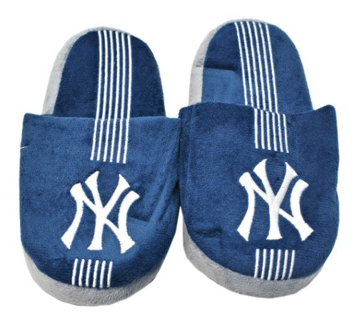 New York Yankees Slipper Youth 8 16 Size 5 6 Stripe (1 Pair) L