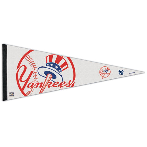 New York Yankees Pennant 12x30 Premium Style Alternate Design Special Order