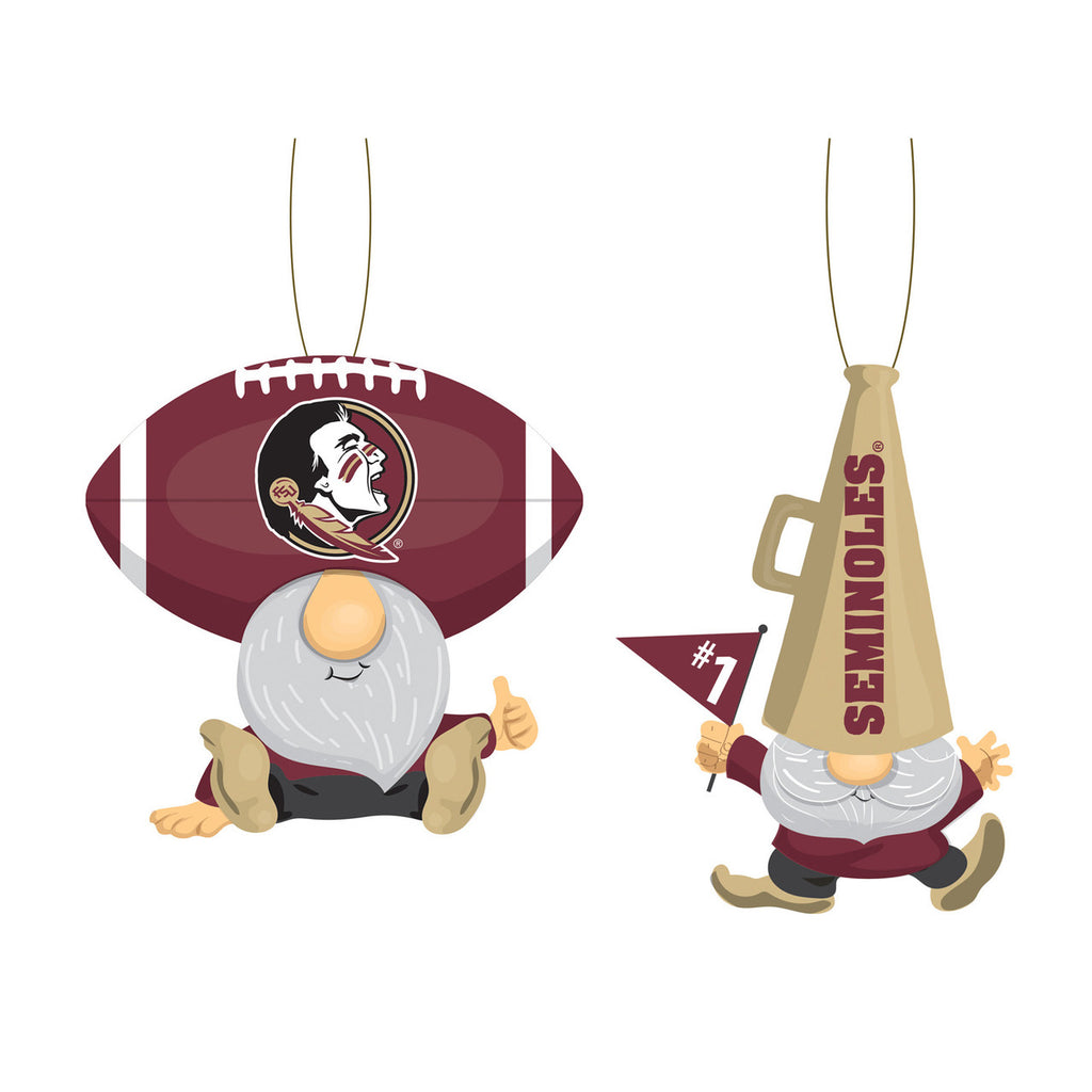 Florida State Seminoles Ornament Gnome Fan 2 Pack