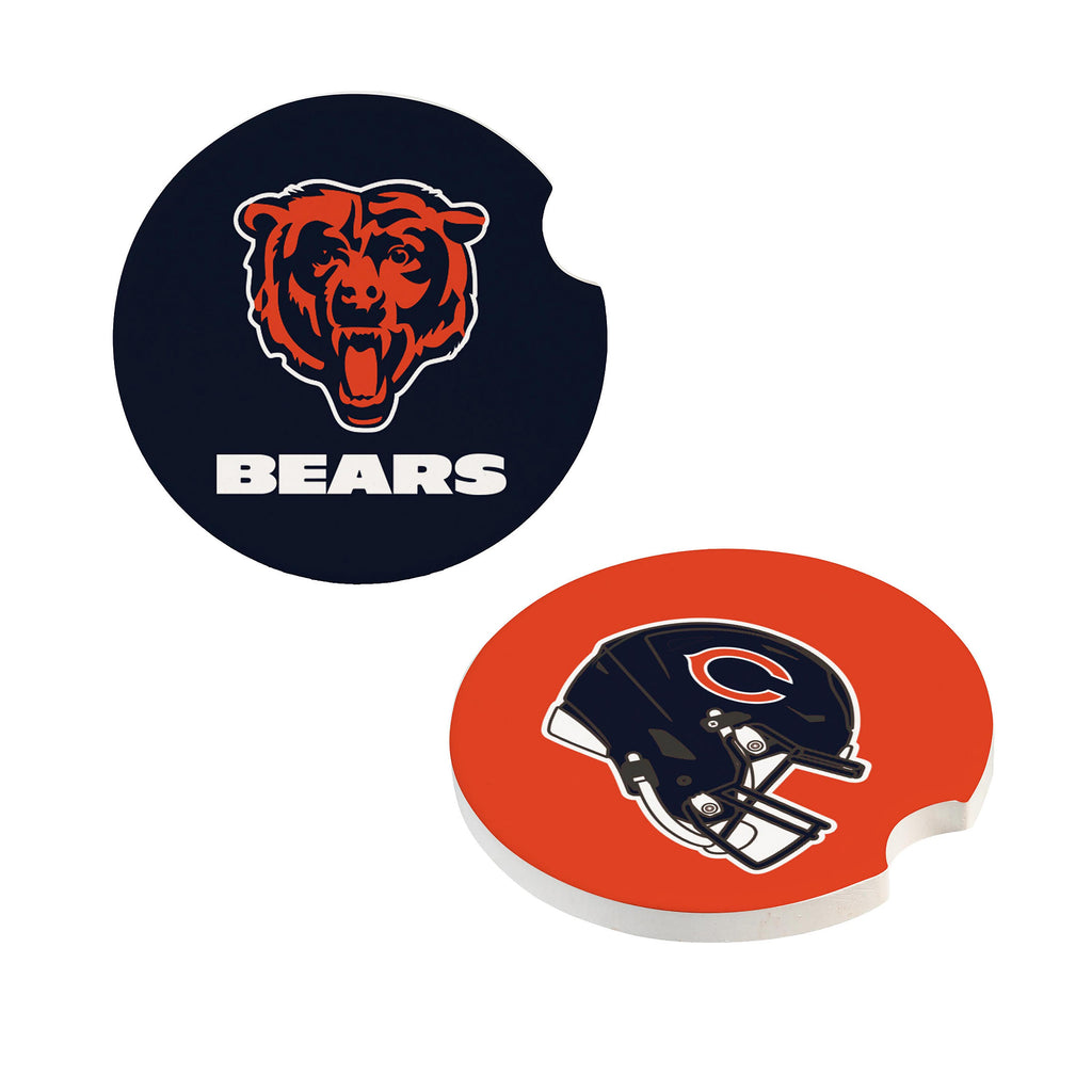 Chicago Bears Car Coaster Set 2 Pack Periodic Restock