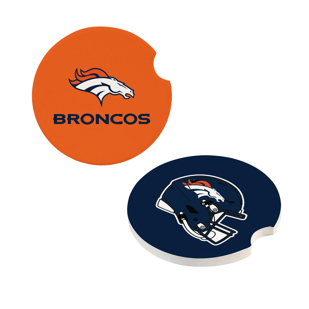Denver Broncos Car Coaster Set 2 Pack Periodic Restock