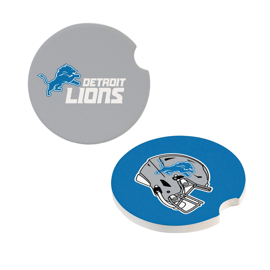 Detroit Lions Car Coaster Set 2 Pack Periodic Restock