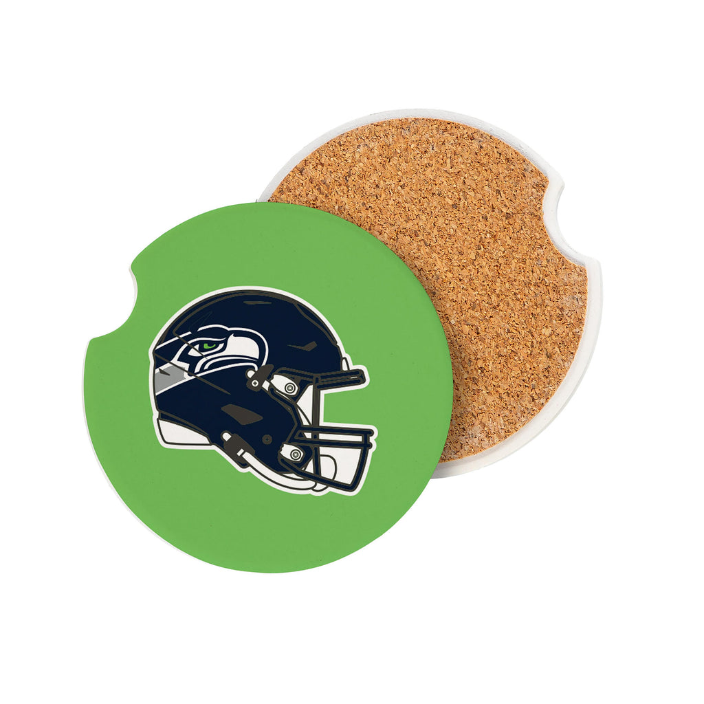 Seattle Seahawks Car Coaster Set 2 Pack Periodic Restock