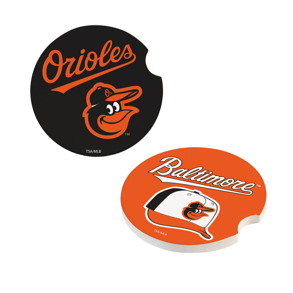 Baltimore Orioles Car Coaster Set 2 Pack Periodic Restock