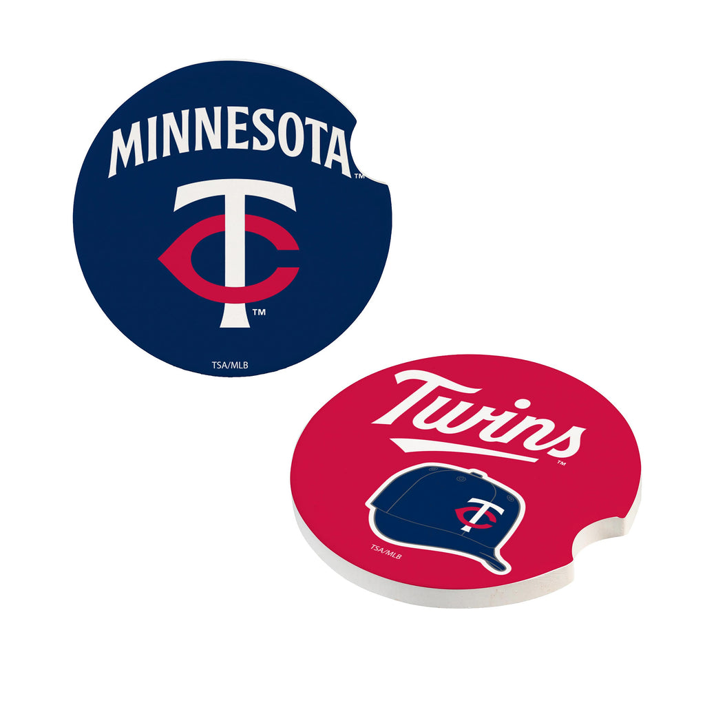 Minnesota Twins Car Coaster Set 2 Pack Periodic Restock