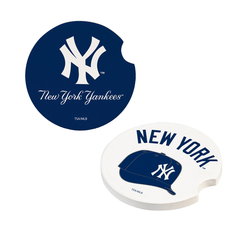 New York Yankees Car Coaster Set 2 Pack Periodic Restock