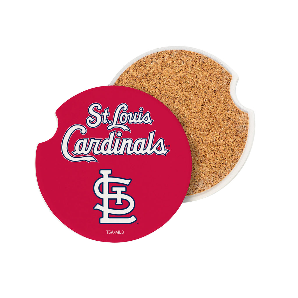St. Louis Cardinals Car Coaster Set 2 Pack Periodic Restock