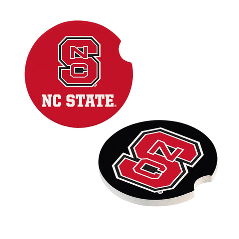 North Carolina State Wolfpack Car Coaster Set 2 Pack Periodic Restock