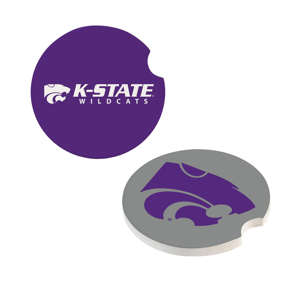 Kansas State Wildcats Car Coaster Set 2 Pack Periodic Restock