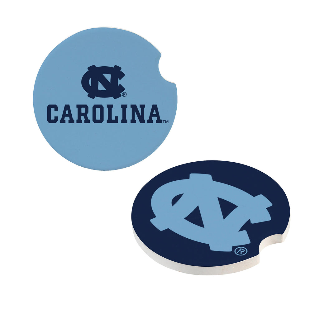 North Carolina Tar Heels Car Coaster Set 2 Pack Periodic Restock