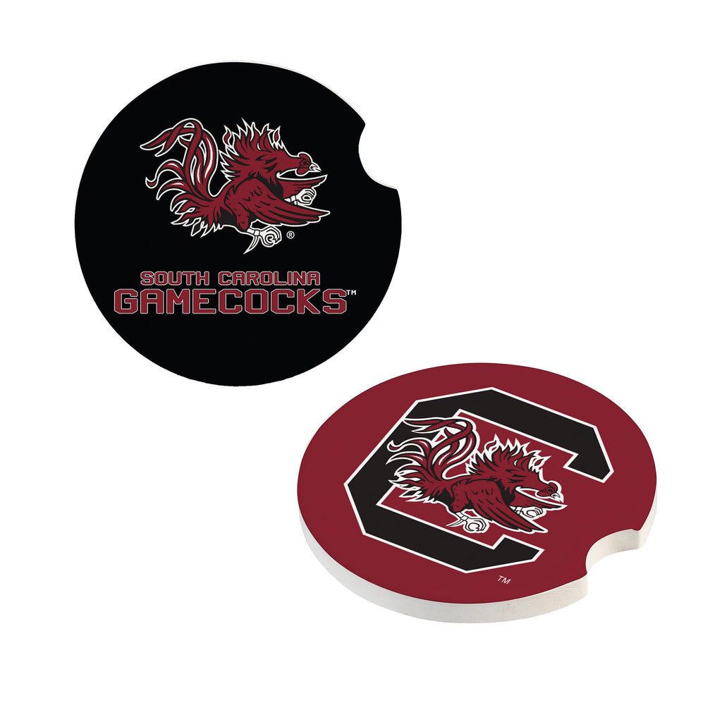 South Carolina Gamecocks Car Coaster Set 2 Pack Periodic Restock