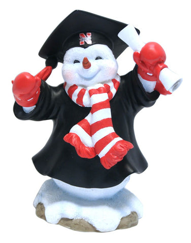 Nebraska Cornhuskers Jack Graduation Snowman Script Logo CO