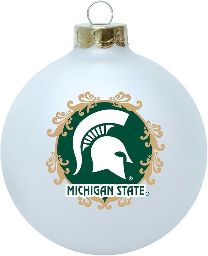 Michigan State Spartans Ornament Large Glass Ball Special Order