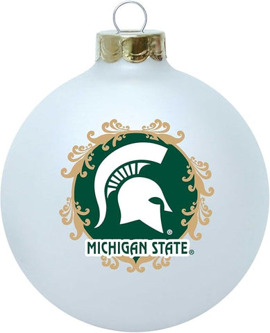 Michigan State Spartans Ornament Large Glass Ball Special Order