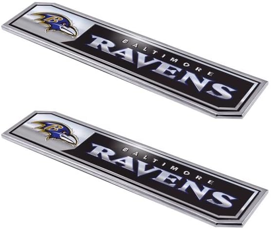 Baltimore Ravens Auto Emblem Truck Edition 2 Pack